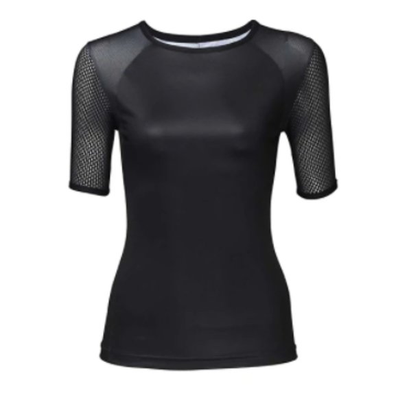 BIKE JERSEY Women's Plus Size Black Cycling Shirt - Picture 1 of 5